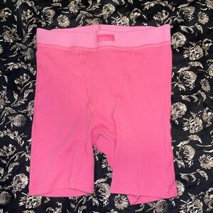 Pink skims shorts